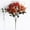 B, variant on Artificial Rose Bouquet With Silk Peony And Hydrangea Flowers Faux Floral Arrangement For Home Wedding Table Centerpiece Decoration Rose Red