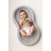 Peanut® Changer – The Original Made in USA Easy-to-Clean Changing pad and The only Shell Over Foam, Fully impermeable to Fluid - Gray