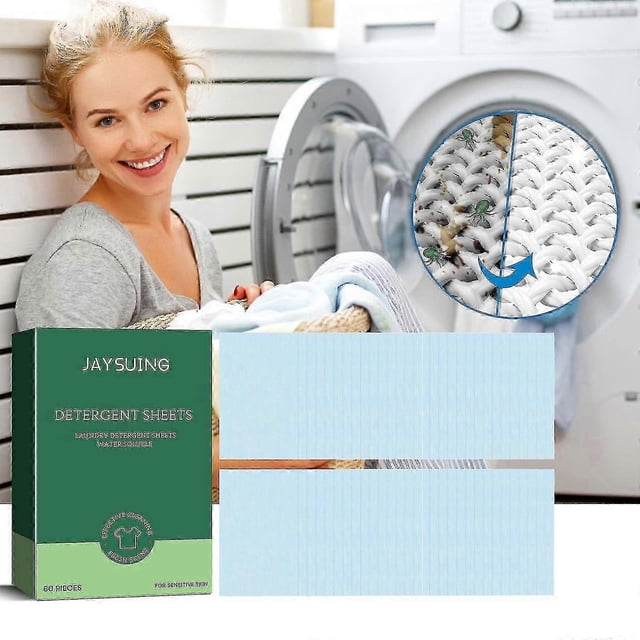 Jaysuing cleaning tablets, multi-purpose household powerful cleaning tablets for removing dirt and oil stains, laundry tablets BF |