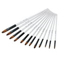 thumbnail image 4 of LABSERRON Watercolor Brush Pen Set 12Pcs Wooden Synthetic Nylon Fine Detailing for Painters Amateurs in Wildlife Art, 4 of 8