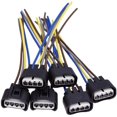 thumbnail image 1 of 6Pcs Female Connector Plug 90980-11885 4-Way Harness Ignition Coil Compatible with Toyota Lexus, 1 of 5