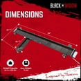 thumbnail image 3 of Black Widow Heavy Duty Motorcycle Dolly, Chopper & Cruiser Garage Storage Ramp, Black, 3 of 12