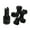 Black, variant on Motorcycle Aluminum Slotted Screws M8 x 1.25 Clutch Cable Wire Adjuster for AR125LC EN500 ER6-F ER6-N GPX250 GPX600