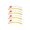 Yellow, variant on 4 Pcs Wheel Rim Decal Stripes Set Sport Emblem Reflective Stickers, Auto Racing Sport Logo Decals Waterproof Wheel Stripe Car Rim Stripes for Tire Rim Safety Decoration