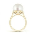 thumbnail image 2 of Angara Classic South Sea Cultured Pearl Ring in 14K Yellow Gold for Women | June Birthstone Jewelry for Her, 2 of 7