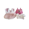 thumbnail image 3 of Ropa para muñecas de peluche de 20 cm, conjunto para muñecas, top y tirantes para muñecas. 3 piezas rosa, 3 of 9