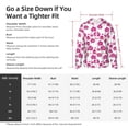 thumbnail image 5 of Lsque Orchids Flowers UPF 50+ Lightweight Sun Protection Men's Women's Long Sleeve Shirt, Hoodie Performance -XX-Large, 5 of 9