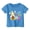 Blue, variant on Toddler Girls Tops & T-Shirts Summer Happy Easter Bunny Kids Crew Neck Short Sleeve Tshirts Outwear,Black,12-13 Years