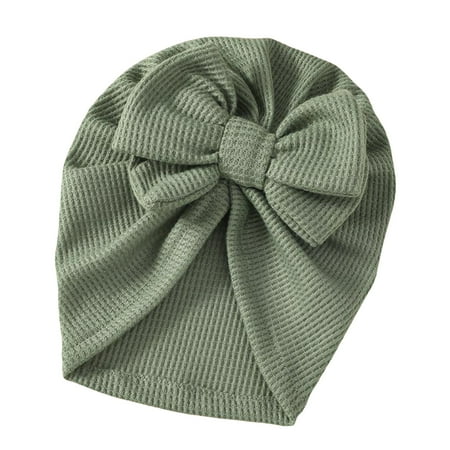

Mieeyali Newborn Baby Turban Hat Classic Bow Knot Beanie Cap Stretchy Head Wrap for Infants