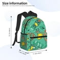 thumbnail image 4 of Picia Funny Animals in Jungle Large Capacity Backpack Classic Style Backpack Casual Backpack Water-Resistant School Work Travel Outdoor Backpack, 4 of 8