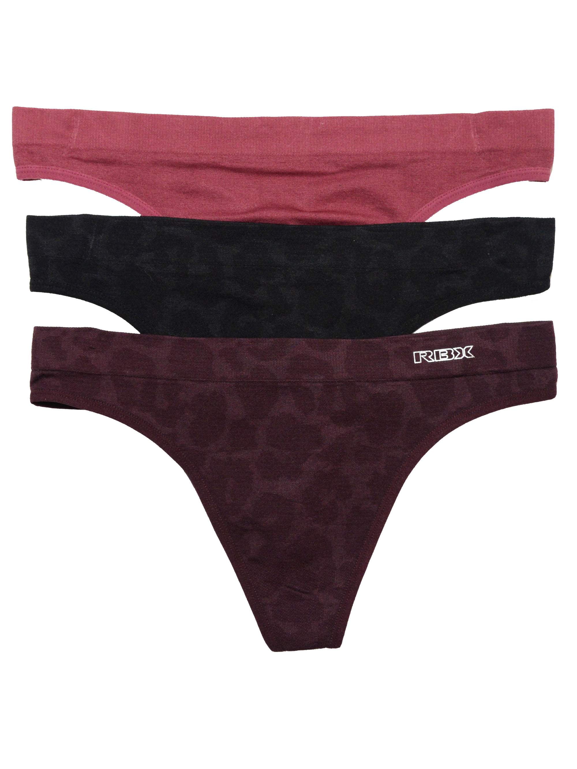 RBX - RBX Active Women's 3-Pack Leopard Thongs Leopard S - Walmart.com ...