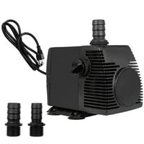 800 GPH Adjustable Submersible Aquarium Fish Tank Water Pump Premium Black