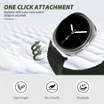 thumbnail image 5 of XiHAMA Braided Magnetic Bands Compatible with Samsung Galaxy Watch 8 Band 40mm 44mm/8 Classic 46 mm Women/Men,Elastic Nylon Fabric One Click No Gap Sport Strap, 5 of 8