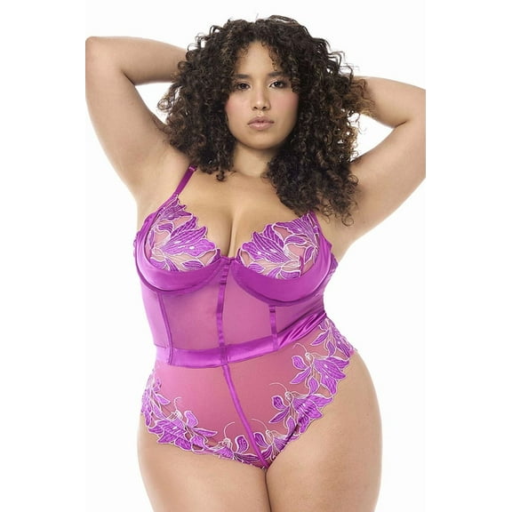 Mapale Lingerie Style 8953X Color Azalea Size 3-4XL