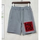 thumbnail image 3 of 2023 Verano Nuevo Algodón Letra Impresión Pantalones Casual Elásticos Cintura S-4XL, 3 of 3