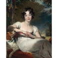 thumbnail image 3 of Sir Thomas Lawrence 12x14 Black Modern Framed Museum Art Print Titled - Lady Maria Conyngham (ca. 1824-25), 3 of 5