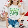 thumbnail image 2 of PMVFHDE Hauts Tube pour Filles T-Shirts Graphiques pour Filles Hauts d'Été pour Filles T-Shirt Décontracté Chic pour Filles T-Shirts pour Filles Manches Courtes T-Shirt Col Rond d'Été Coupe Décontractée Chemises Basiques Blanc, 3-4 Ans, 2 of 4