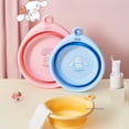 thumbnail image 2 of Nuevo lavabo plegable portátil para niños de Sanrio Kuromi Cinnamoroll, lavabo de plástico para el hogar, bonito lavabo para bebés, suministros para madres y bebés, 2 of 5