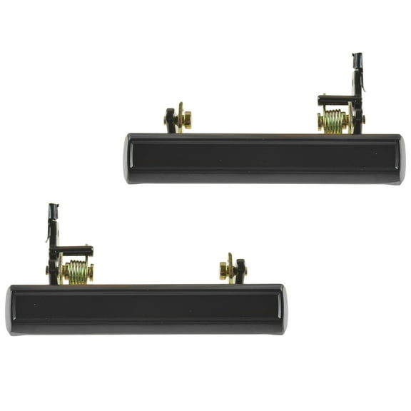 TRQ Door Handle Black Exterior Outside & Side Set for Chevy Pontiac DHA36636