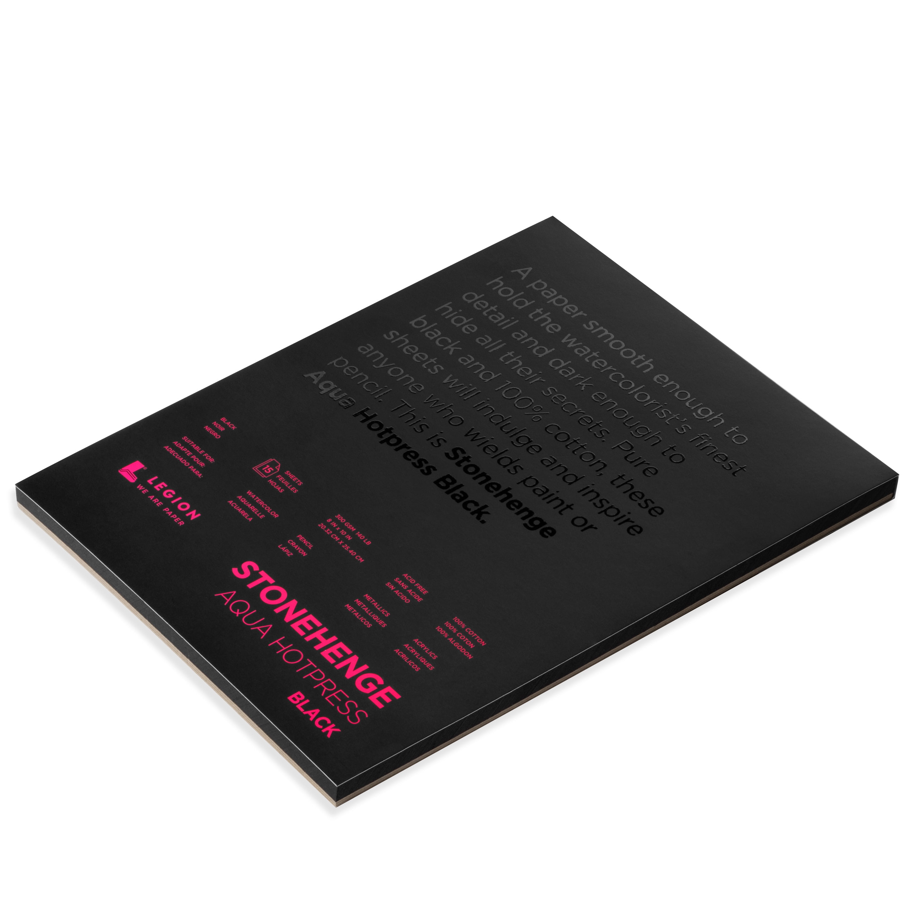 STNHN AQUA PD HP 8X10 BLK 15SH