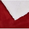 thumbnail image 4 of Soft Micromink Sherpa Throw Blanket - King, Red, 4 of 7