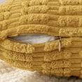 thumbnail image 3 of Wehilion Pack of 2 Corduroy Decorative Throw Pillow Covers Soft Boho Striped Pillow Covers Modern Farmhouse Christmas Home Decor for Sofa Living Room Couch Bed, 3 of 6