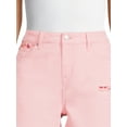 thumbnail image 3 of Time and Tru Women's High Rise Denim Shorts, 3 of 5
