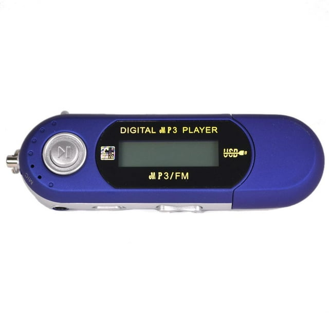 Reproductor de música USB shamjiam 8GB Con L broadcast FM Azul