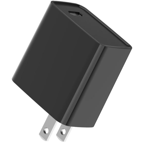 4XEM 20W Wall Charger with 1 USB-C Port, Black