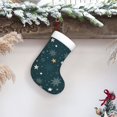 thumbnail image 6 of Salouo Christmas Snowflake Print Christmas Stockings,Large Xmas Stocking Set of 1 Holiday and Farmhouse Stocking for Christmas Holiday Party Decoration(17.7*11 Inch), 6 of 7