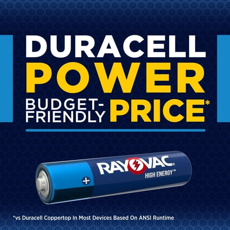 Rayovac High Energy AAA Batteries (4 Pack), Triple A Batteries