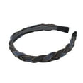 thumbnail image 5 of Unique Bargains 1 Pc Exquisite Denim Braid Headbands Black, 5 of 6