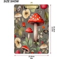 thumbnail image 2 of Coolnut Acrylic Clipboards with Low Profile Clip, A4 Standard Size 9" x 12.5" File Holder for Writing Drawing, Clip Boards for Doctors Offices, Mushroom Strawberry2 Gifts, 2 of 7