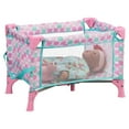 My Sweet Love Folding Crib for 18" Dolls, Pink, 13.39 Inch Tall
