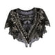 thumbnail image 1 of Mujer Años 20 Chal Wraps Bufanda Flapper Wraps Para Vestidos Cosplay Mascarada Negro Dorado, 1 of 8
