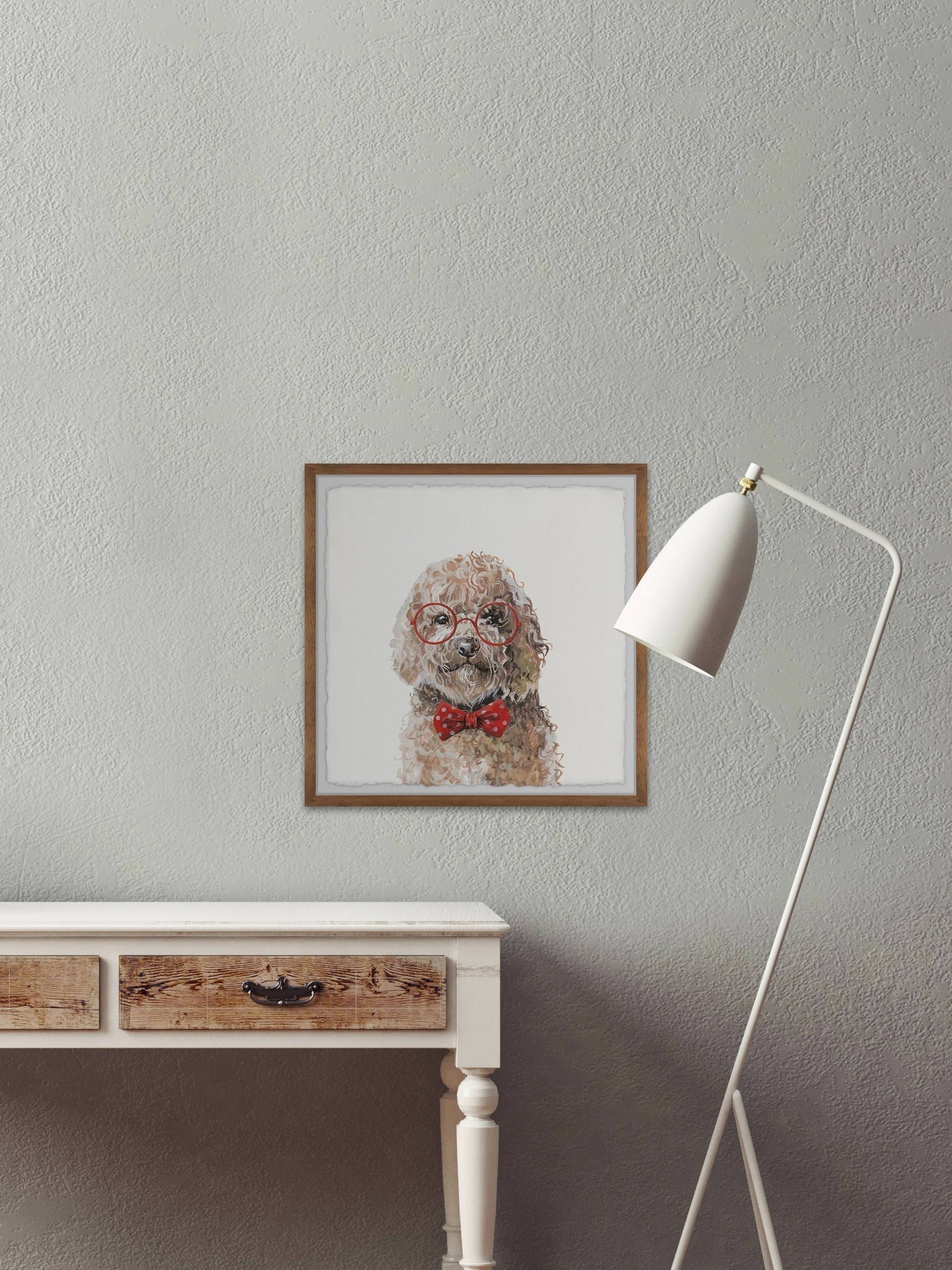 Marmont Hill "Shaggy in Bow Tie" Framed Painting Print