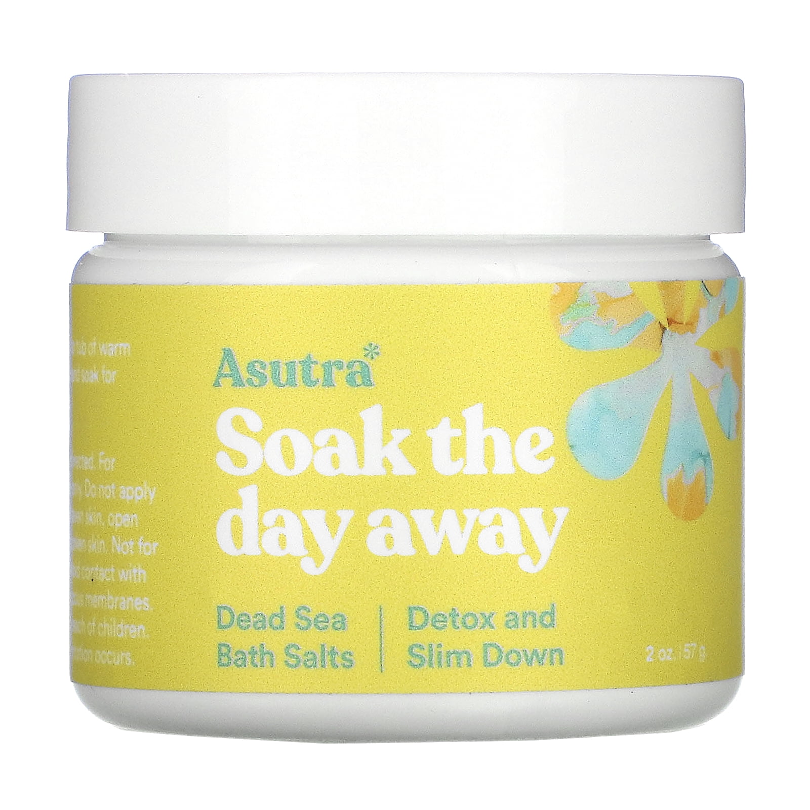Asutra Soak The Day Away, Dead Sea Bath Salts, Detox and Slim Down, 2