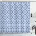 thumbnail image 1 of Ambesonne Blue Shower Curtain, Geometric Squares Design, 69"Wx84"L, Blue Grey, 1 of 3