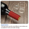 thumbnail image 5 of Unique Bargains 30mm/1.18' PVC Thermorétractable Bouchons de Bouteille de Vin Manches Rouge Foncé 150Pack, 5 of 5