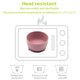 thumbnail image 5 of Niños que aprenden a comer cuencos vajilla antideslizante alimentación de alimentos resistente al calor de silicona utensilios de cocina ligeros tipo 2 Eigraketly BA000381-02, 5 of 6
