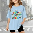 thumbnail image 1 of TIEVOSA Awareness Periodic Table T Shirt（3 14year） for 2-13 Years(Sky Blue), 1 of 8