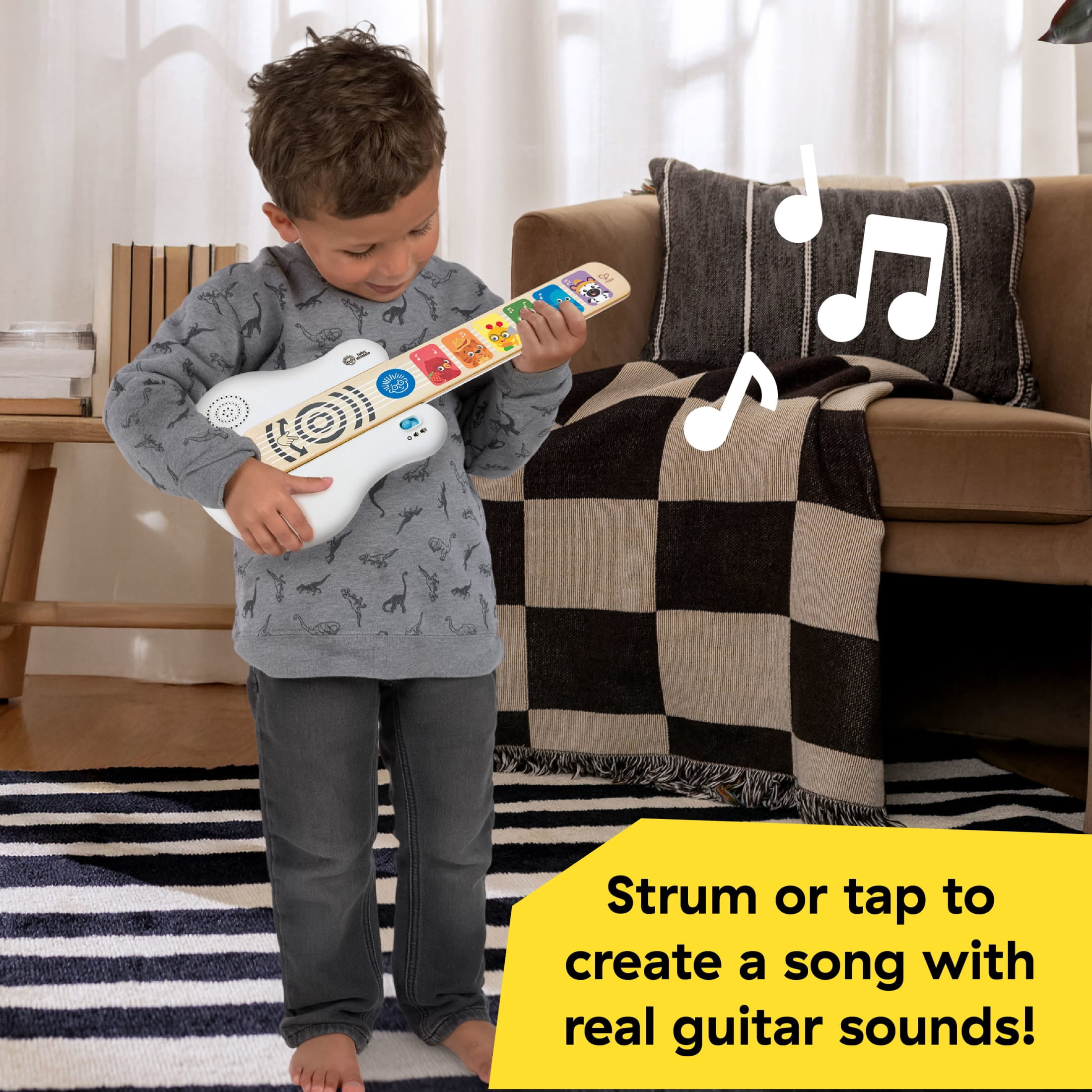 Baby Einstein Magic Touch Guitar for Ages 6+ Months Montessori Musical Toy