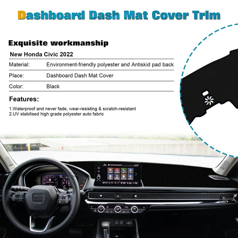 Car Dashboard Center Control Cover Mat Sunshade Pad Anti-UV Sun