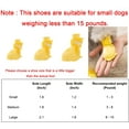 thumbnail image 3 of 4Pcs Waterproof Dog Boots, Dog Shoes for Snow and Rain Teddy Pomeranian Bichon Small Dogs, 3 of 7