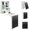 White, variant on Gymax Wall Mounted Table Fold Out Convertible Desk with A Blackboard/Chalkboard White