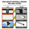 thumbnail image 4 of VEVOR Pickleball Net Set, 22FT Regulation Size Portable Pickleball System with Bags, Balls, Paddles, Wheels, and Court Lines, 4 of 9