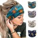 thumbnail image 1 of Boho Flower Print Wide Hair bandsVintage Knot Elastic Turban Headwrap for Women Girls Soft Bandana Hair Accessories, 1 of 5