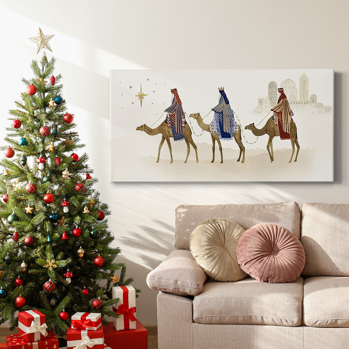Away in a Manger Collection D- Gallery Wrapped Canvas