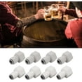 Plastic Beer Machine Maker Dispenser Adapter, 4 Pcs Draft Beer Barrel