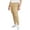 Beige, variant on Womens Beige Zippered Pocketed Skinny Ankle Shaping High Waist Jeans Plus 18W